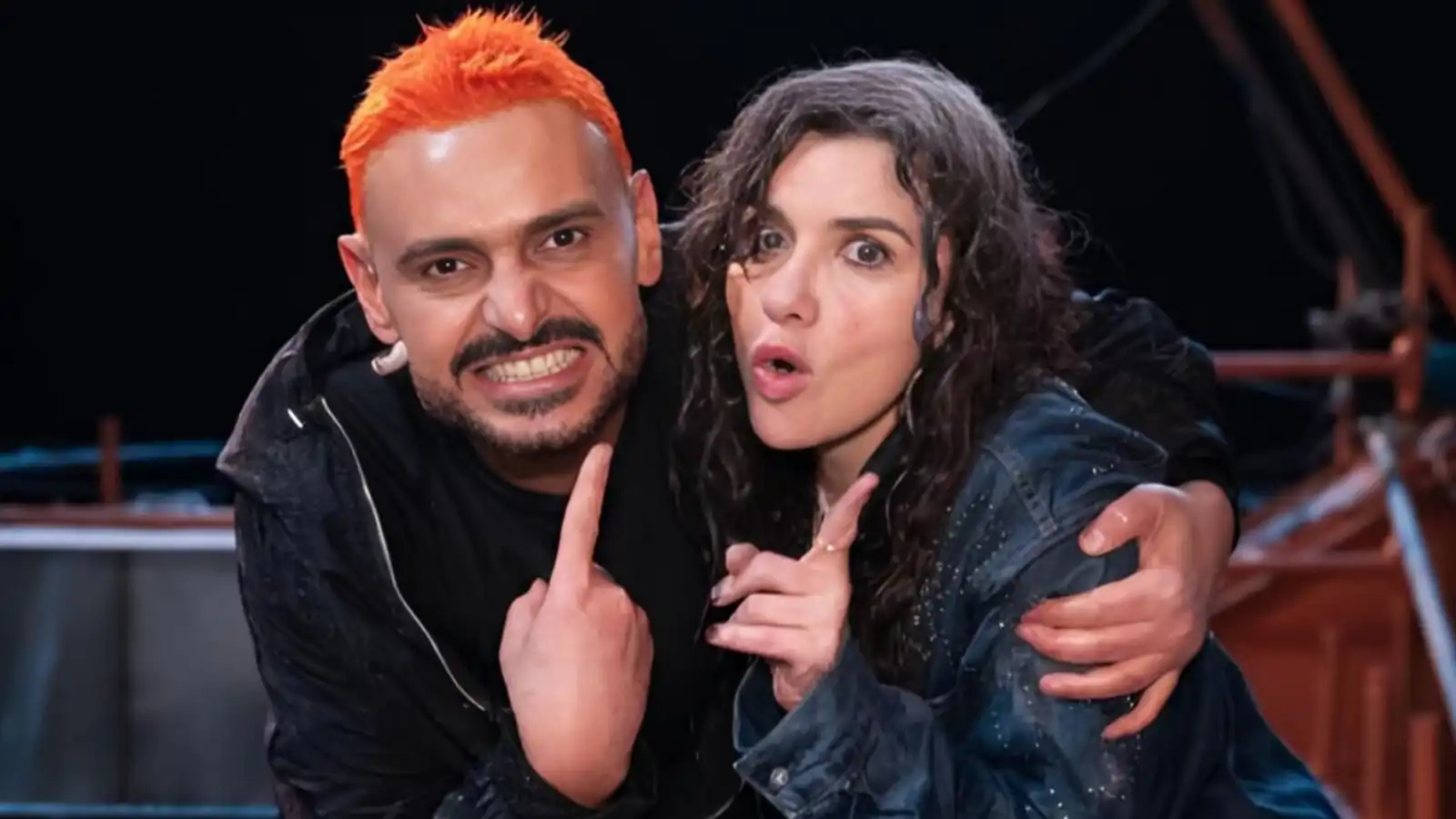 غادة عادل ورامز جلال بعد تصوير "رامز ليفل الوحش"