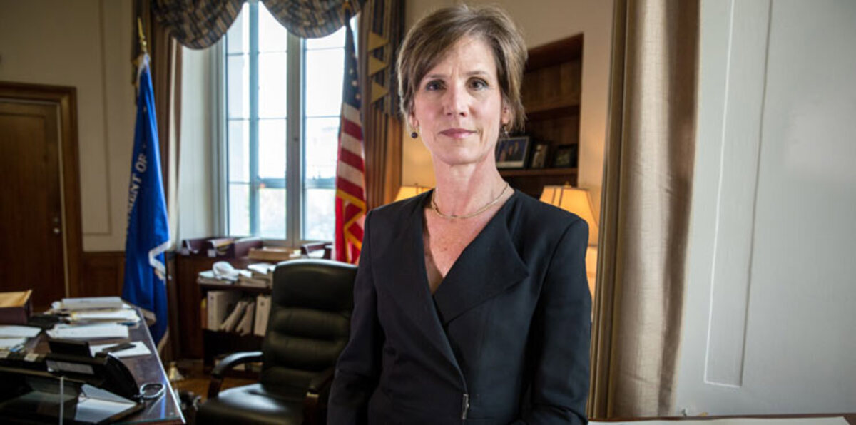 وزارة العدل الأمريكية تتحدى ترامب بشأن قرار الحظر