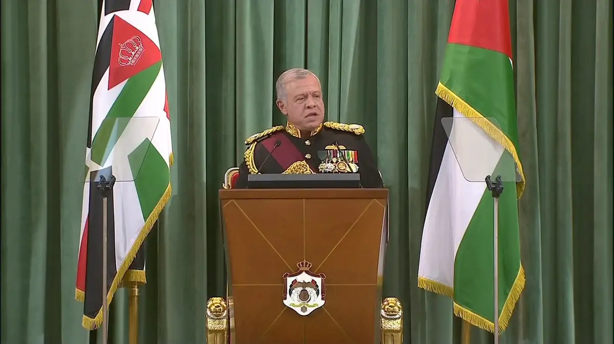 العاهل الأردني: منطقتنا لن تنعم بالأمن والاستقرار دون تحقيق السلام العادل والشامل