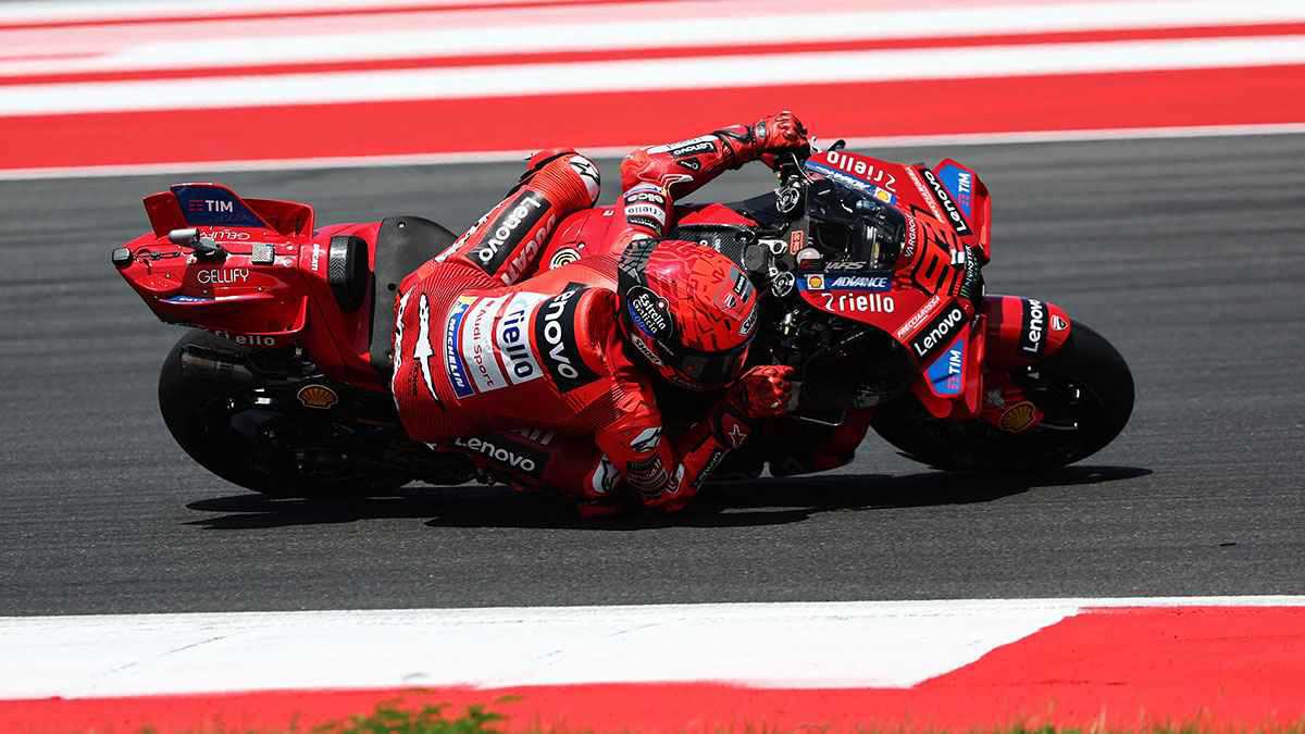 إصابة بطل العالم للدراجات النارية مارك ماركيز في سباق إندونيسيا (فيديو)