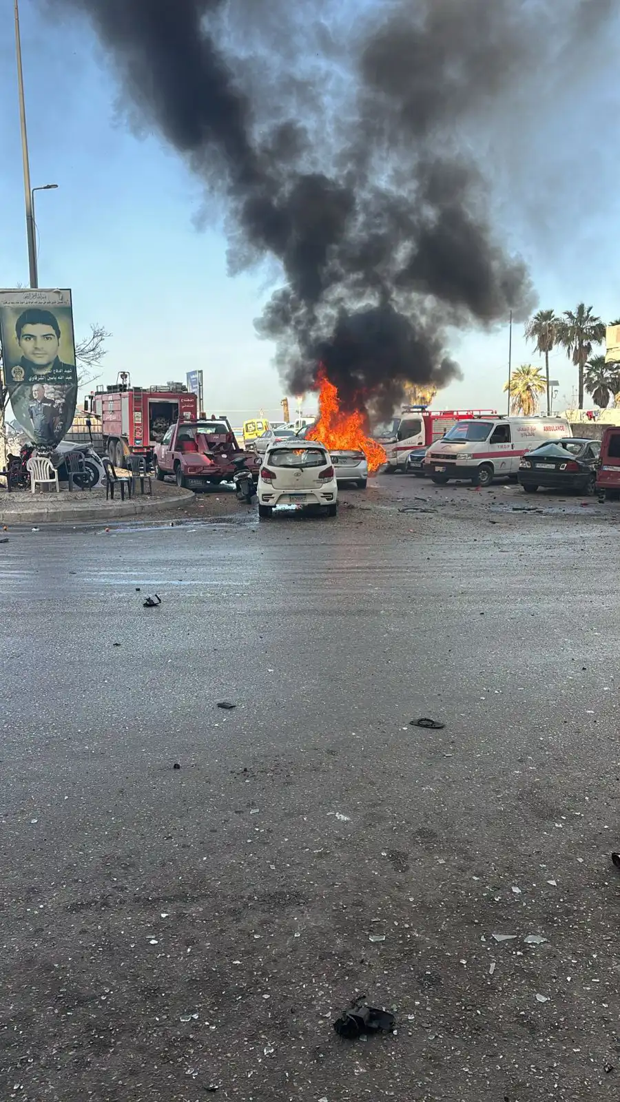 السيارة المستهدفة