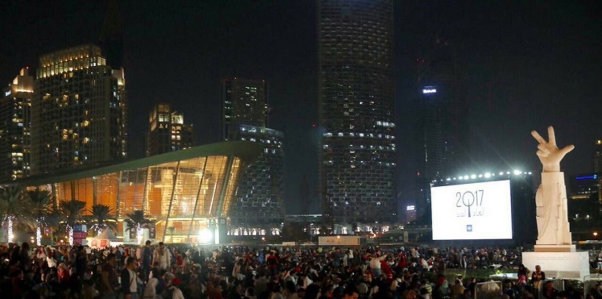 شاهد كيف كانت احتفالات #رأس_السنة_في_دبي