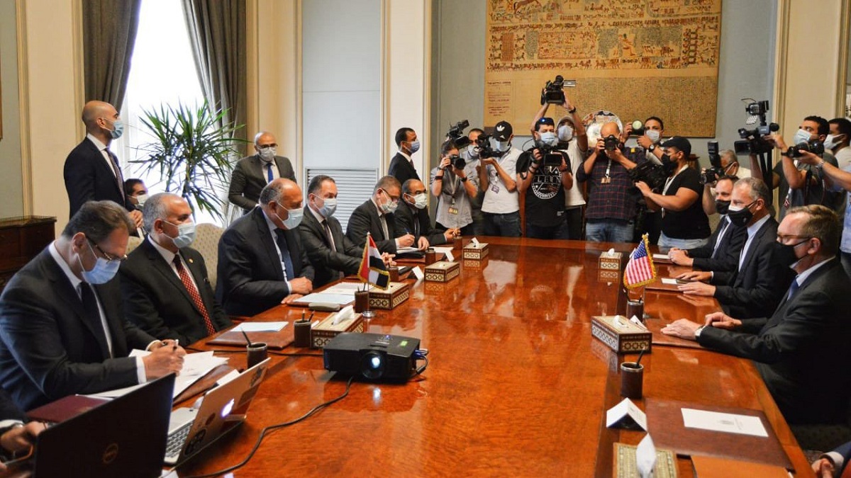 الحكومة المصرية تبحث مع فيلتمان تطورات سد النهضة في القاهرة