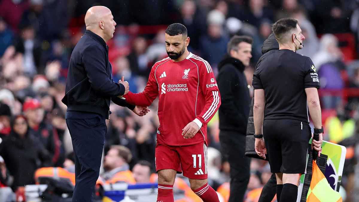بنسبة 94%.. محمد صلاح يكتسح سلوت في استفتاء جماهير ليفربول (صورة) 