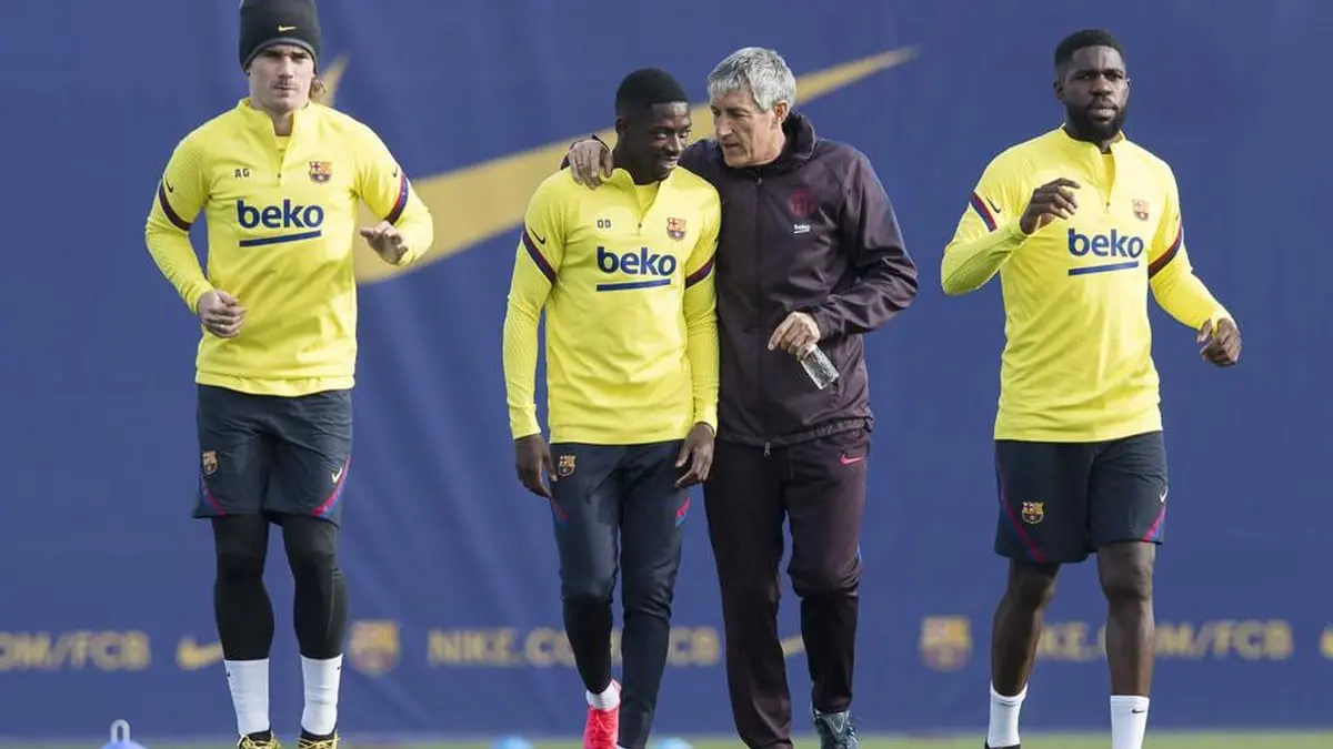 بعد مرور 1000 يوم على التعاقد معه.. أرقام كارثية لديمبلي مع برشلونة (إنفوغرافيك)