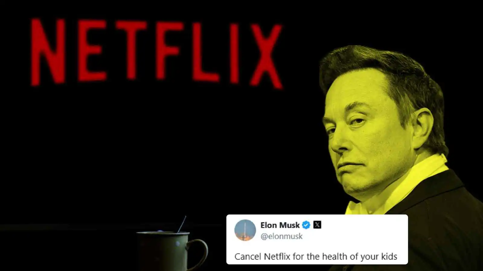 ماسك يطلب حذف نتفليكس