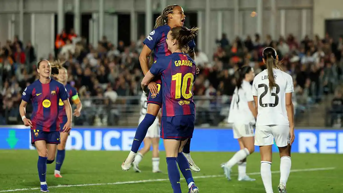 نساء برشلونة تكتسح ريال مدريد بسداسية في ربع نهائي دوري أبطال أوروبا للسيدات