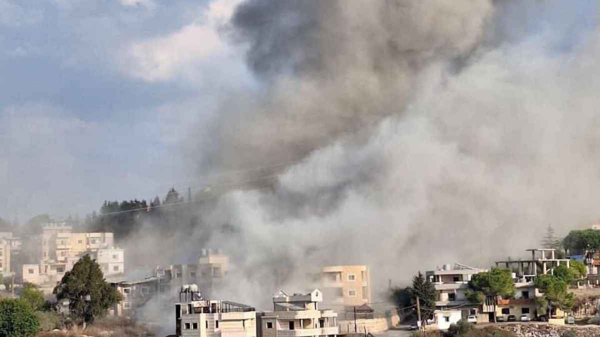 غارة قرب موقع للجيش اللبناني في صيدا توقع قتلى وجرحى (فيديو)