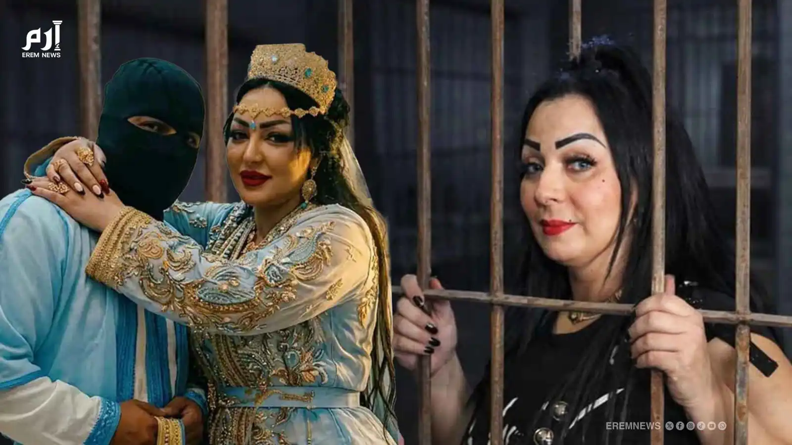 قبل انتهاء العدة.. زواج سريع لمغنية جزائرية يُرسلها للسجن (فيديو)