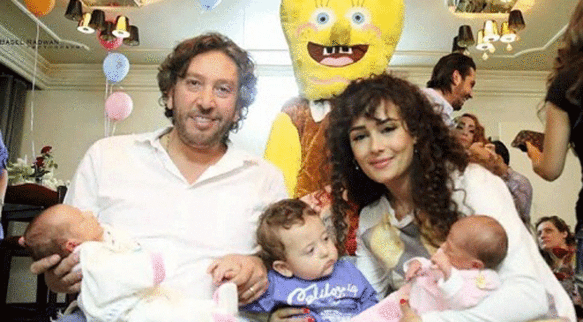 صور.. كندا حنا تحتفل بعيد ميلاد ابنها