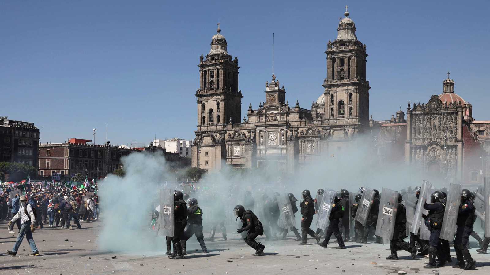 سياسات كلوديا شينباوم الأمنية تفجر غضب الشارع في المكسيك (فيديوغراف)