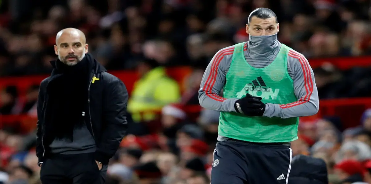 إبراهيموفيتش يجدد هجومه على غوارديولا بعد ديربي مانشستر