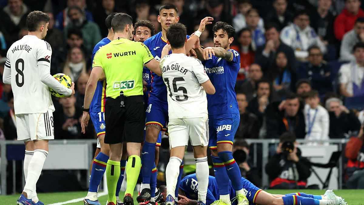 انكسار تام.. رد فعل لاعبي ريال مدريد بعد الخسارة أمام خيتافي 