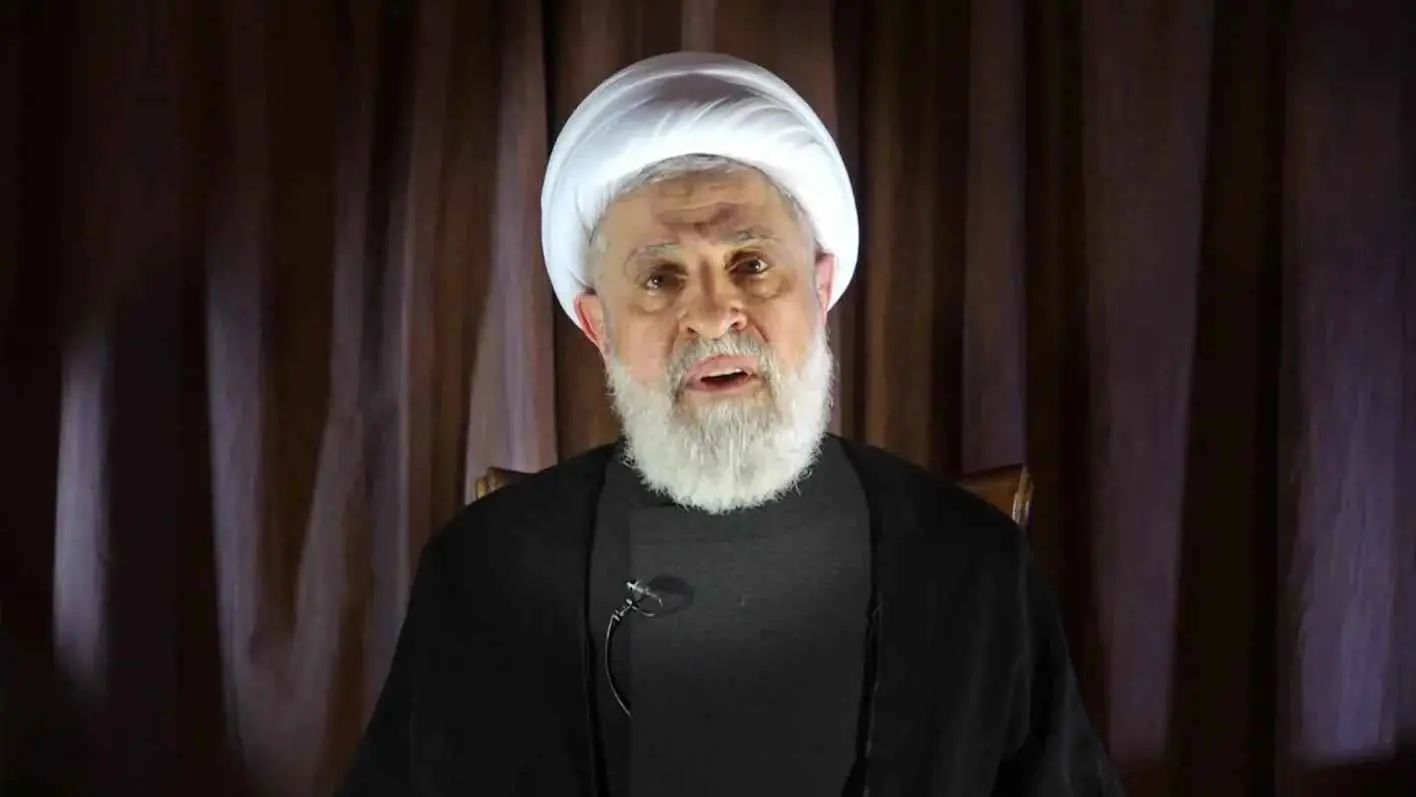 نعيم قاسم: موافقون على التفاوض بشرط وقف النار وحفظ سيادة لبنان