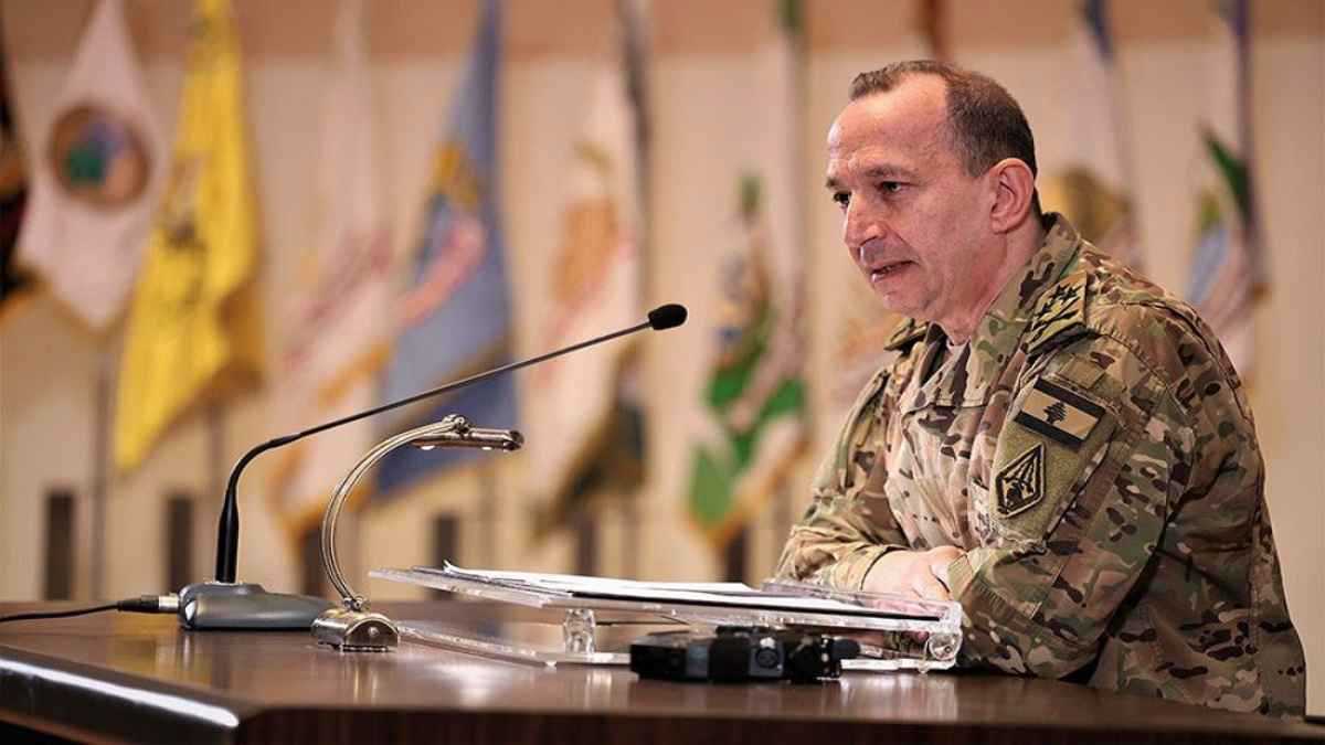 قائد الجيش اللبناني: خطة بسط سلطة الدولة تسير وفق المقرر