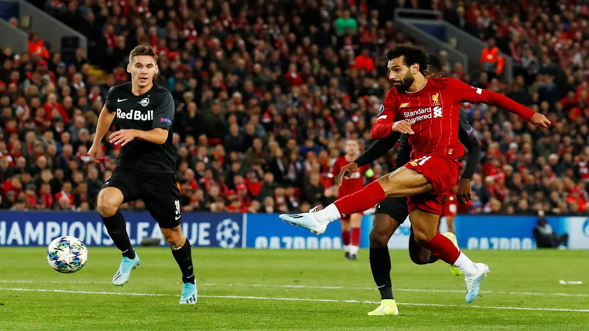 أهداف محمد صلاح خلال مباراة ليفربول وسالزبورغ (فيديو)