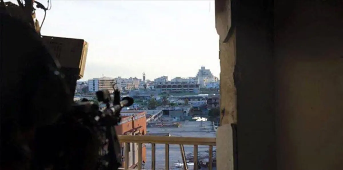 داعش ليبيا يستعرض معاركه ضد الجيش في بنغازي