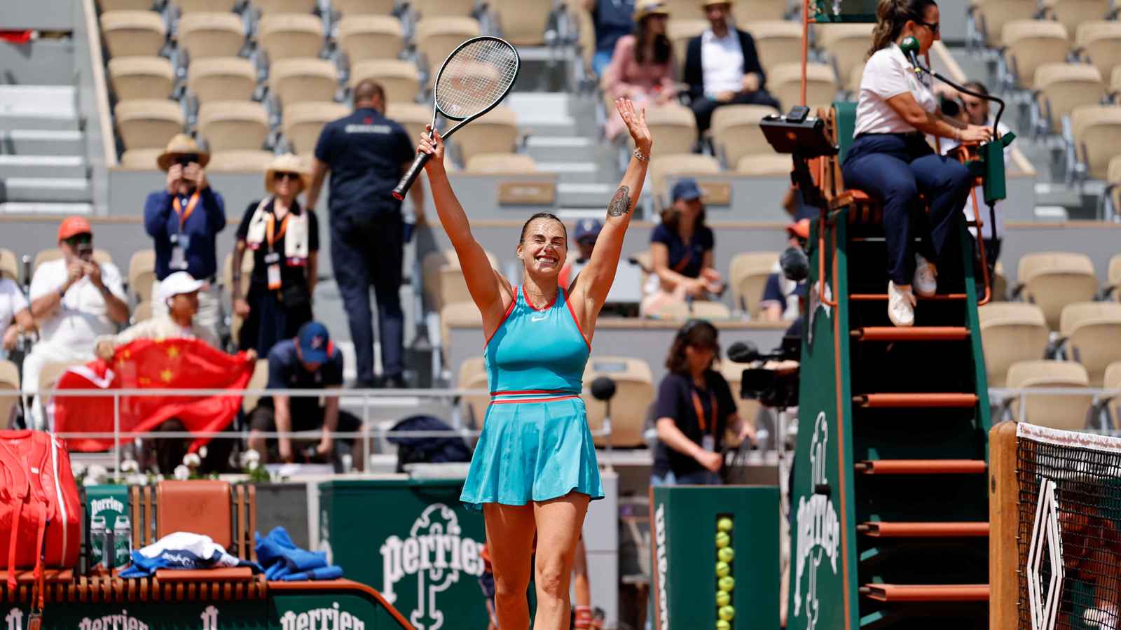 سابالينكا تهزم تشنغ وتلاقي شيانتيك في نصف نهائي بطولة فرنسا المفتوحة