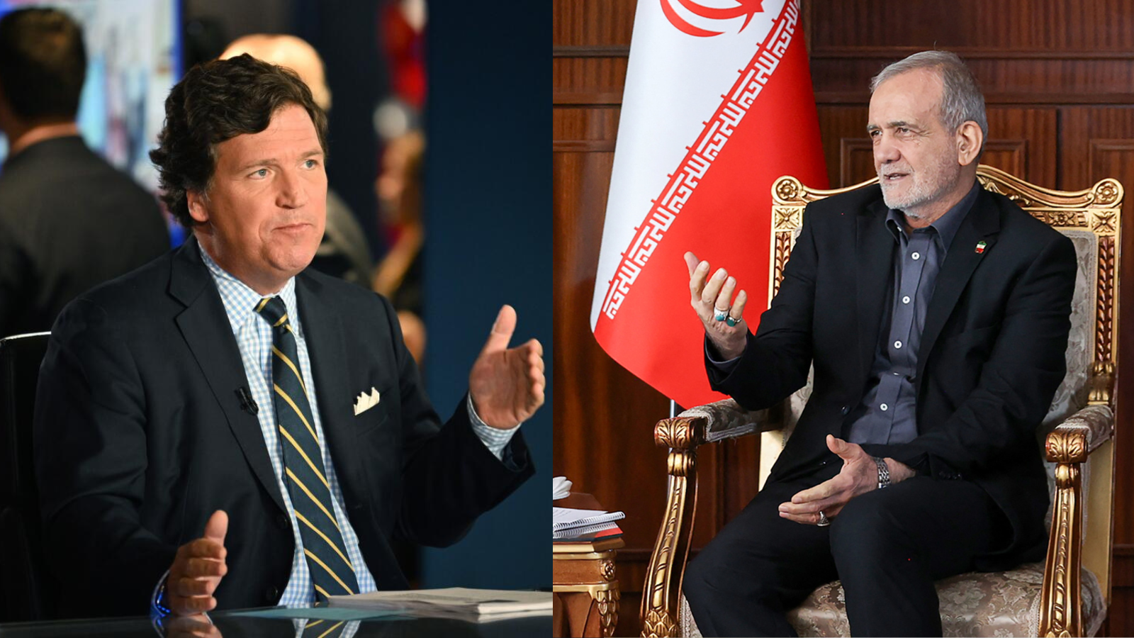 "ستعرض قريبًا".. تاكر كارلسون يعلن عن مقابلة مع بزشكيان (فيديو)