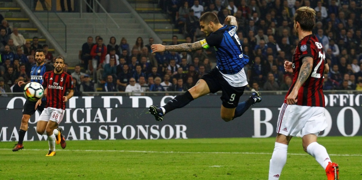 مباراة ميلان وإنتر.. هدف مذهل من سوسو و إيكادري يسجل الثاني (فيديو)‎‎