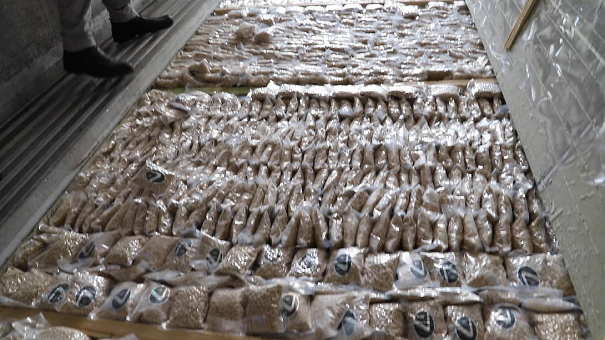 في الطريق إلى السعودية‎.. السودان يضبط حاوية محملة بالمخدرات (صور)