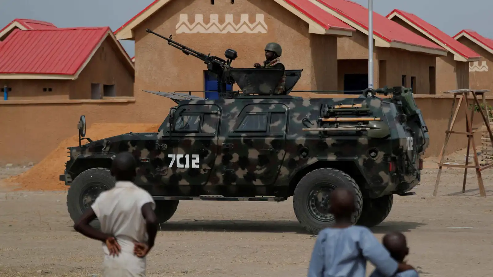 مركبة مدرعة تابعة لقوات الأمن النيجيرية