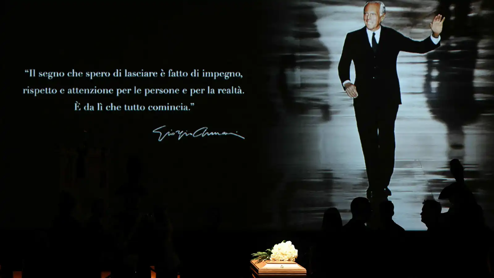 ميلانو تلقي نظرة الوداع على "الملك" جورجيو أرماني (صور)