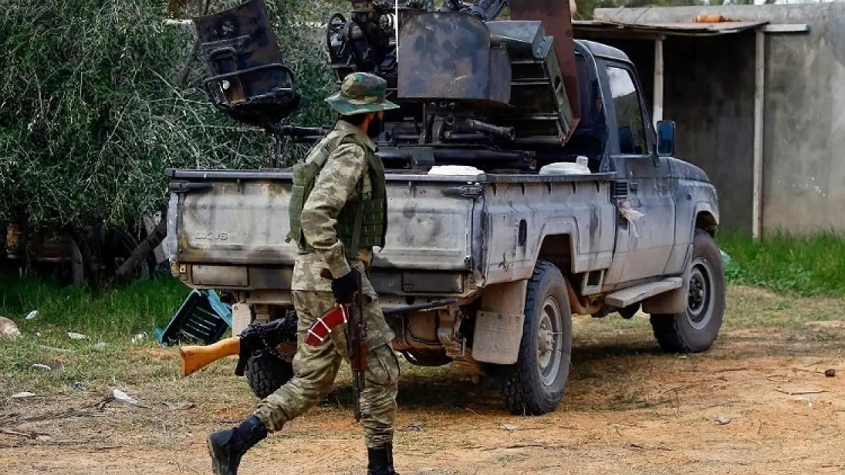 حرق منازل ونهب ممتلكات في ترهونة الليبية من قبل ميليشيات الوفاق