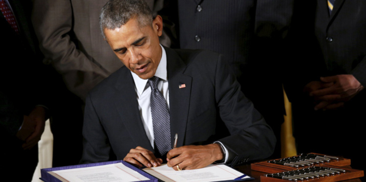 إقرار قانون يمنح أوباما حق تسريع الاتفاقيات التجارية‎