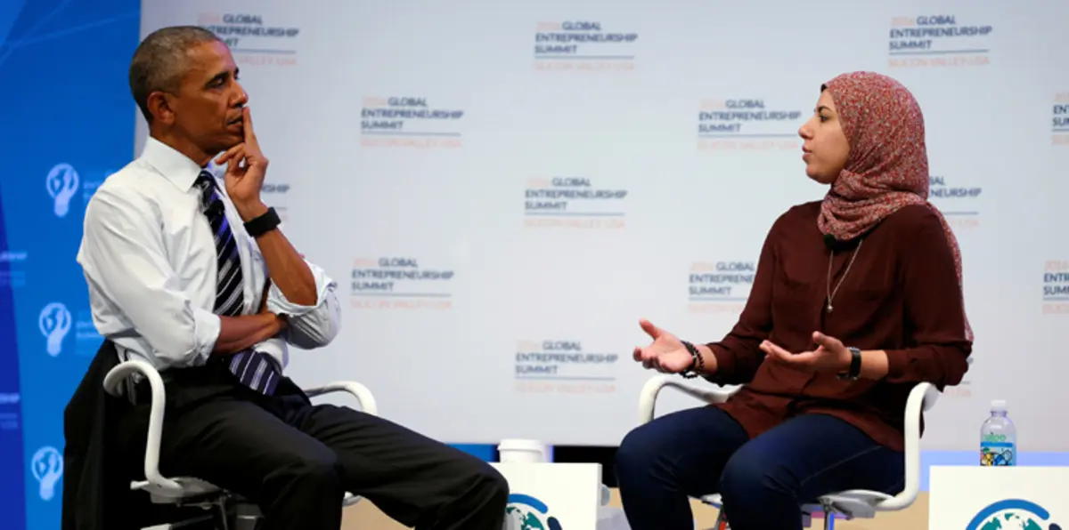 أوباما للمصريين: أعاني مثلكم من ضعف سرعة الإنترنت "فيديو"