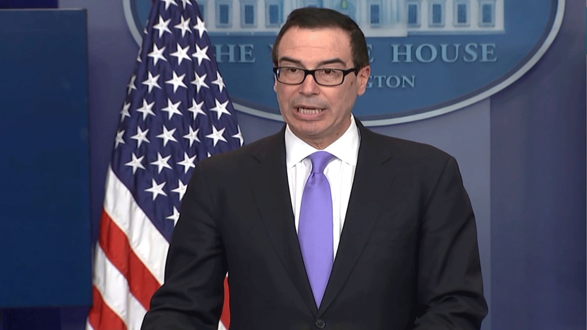 وزير الخزانة الأمريكي: واشنطن لا تزال مستمرة في حملة "الضغوط القصوى" على إيران