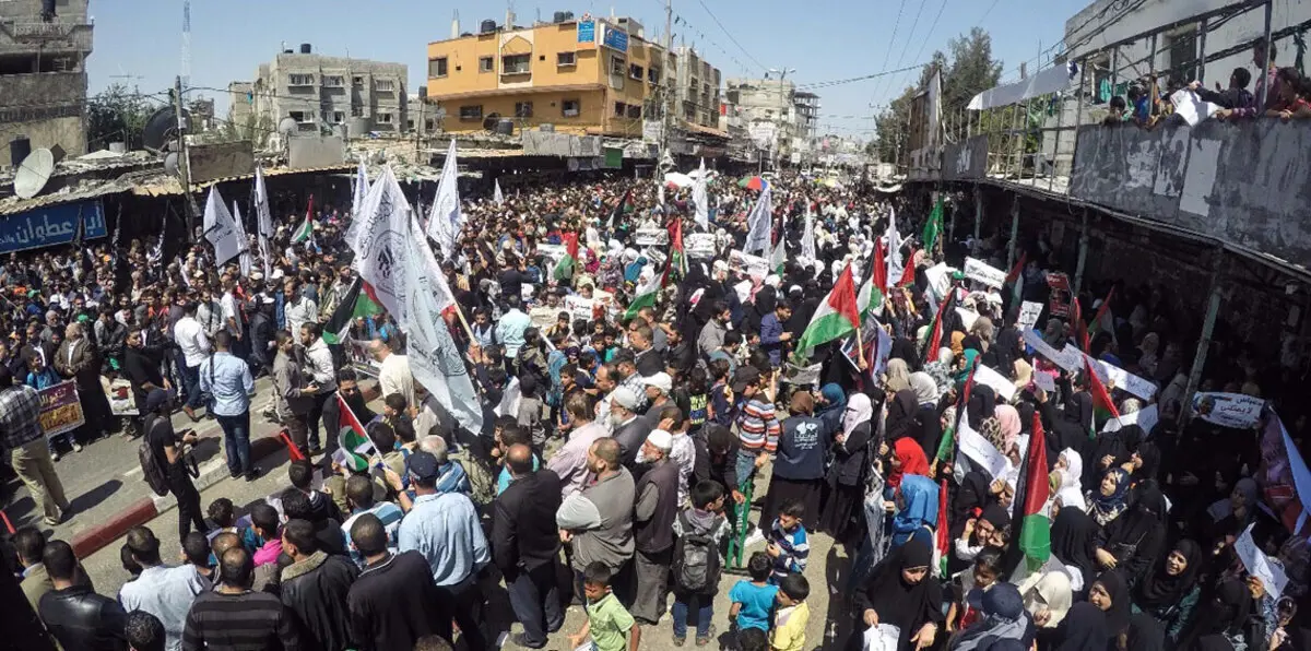 عشرات الإصابات بمظاهرات "جمعة الغضب" في قطاع غزة