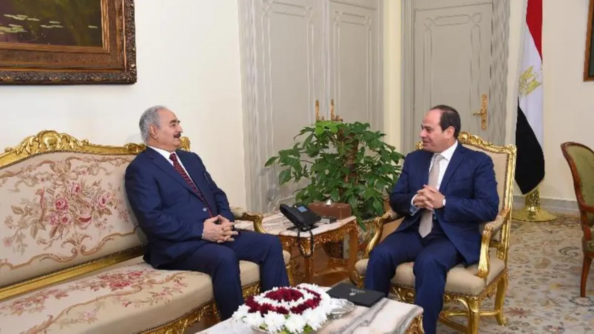السيسي يلتقي حفتر في القاهرة