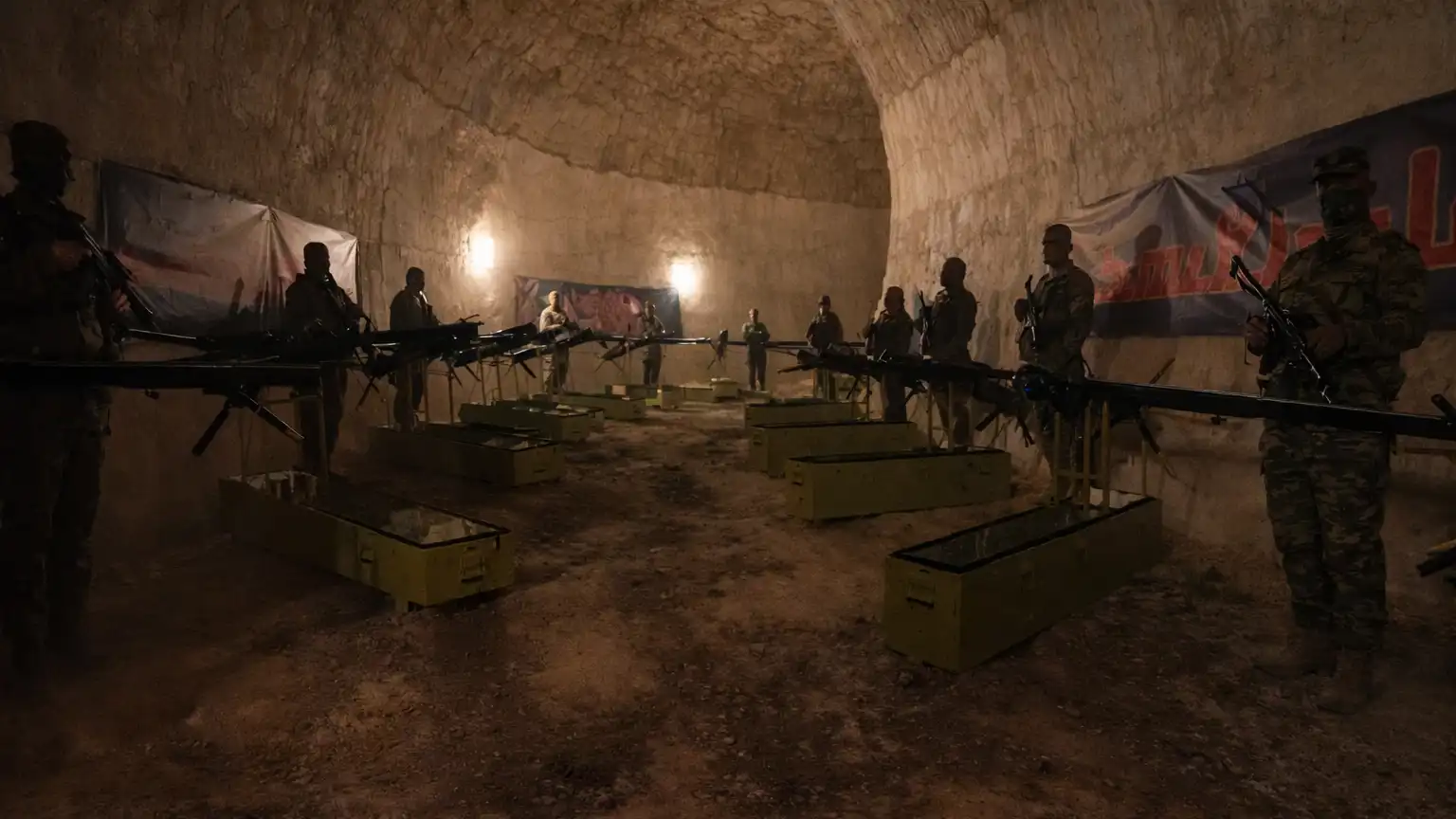 فصيل عراقي يستعرض ترسانته للدفاع عن العراق ودعم إيران (فيديو)