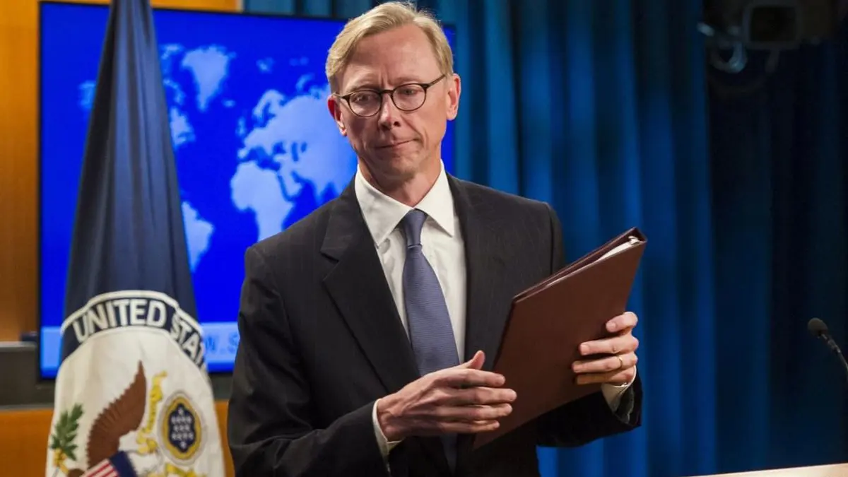 إيران تعلق على استقالة برايان هوك