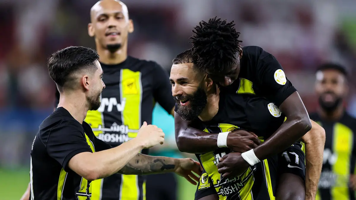 هاتريك بنزيما في شباك أبها يقود الاتحاد للعودة إلى طريق الانتصارات بالدوري السعودي