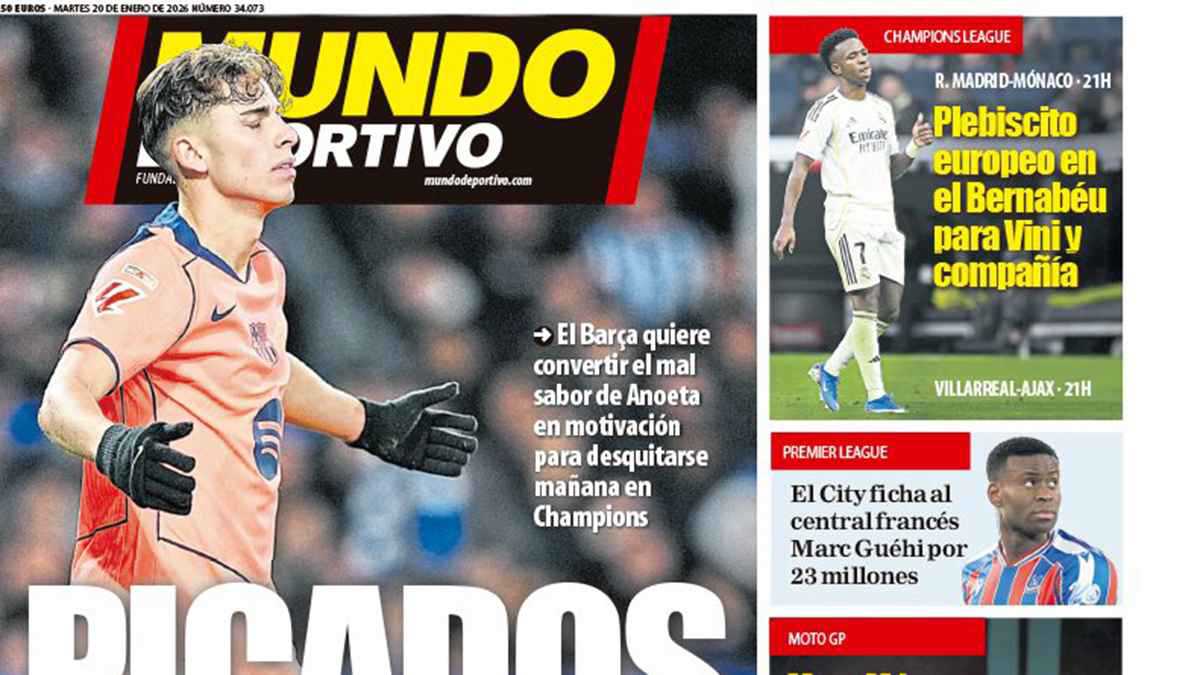 عناوين الصحف الرياضية: ألباسيتي وبرشلونة.. استفتاء جماهيري على فينيسيوس 