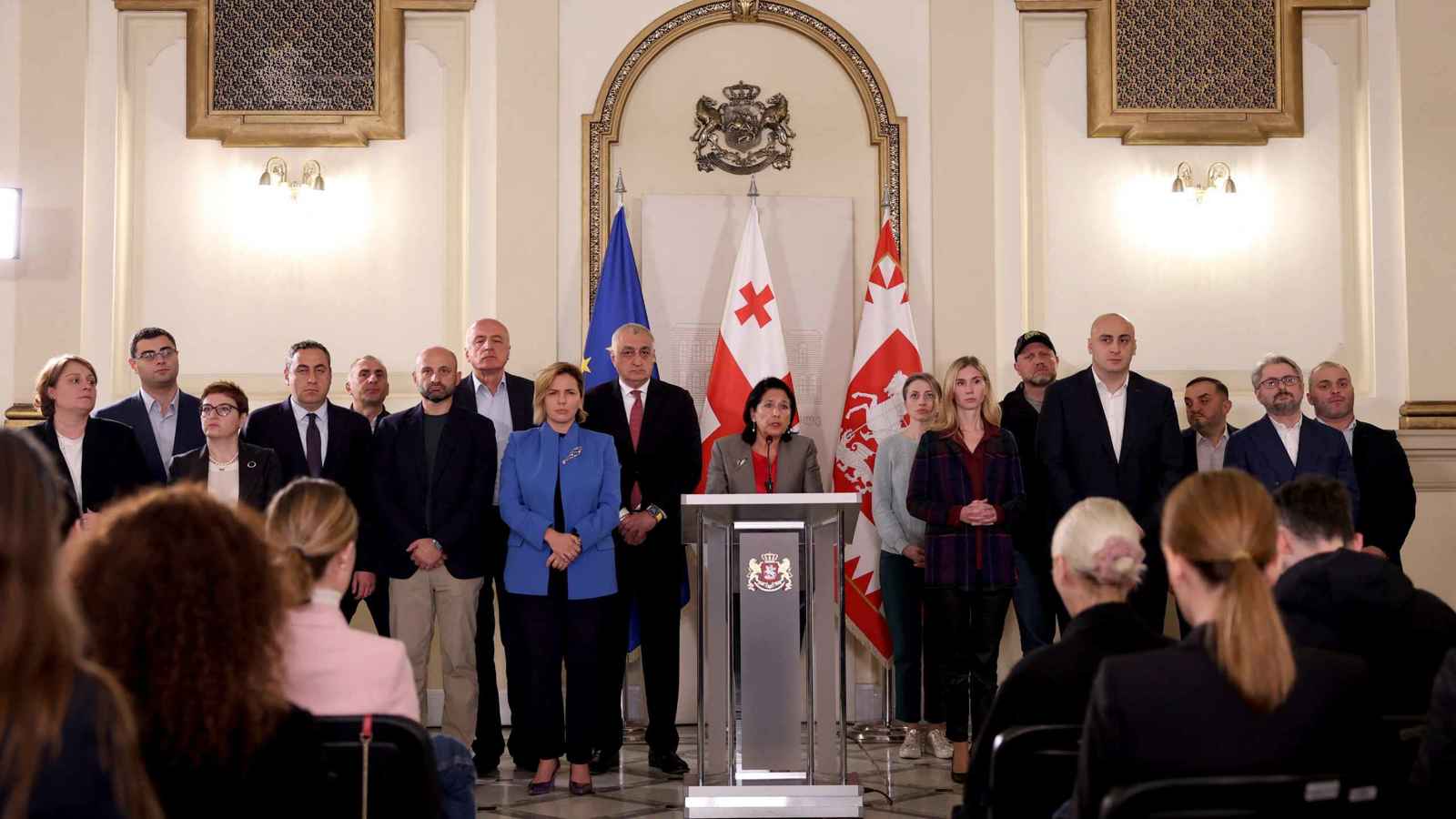 بعد فوز الموالين لروسيا بالانتخابات.. رئيسة جورجيا تدعو الشعب للاحتجاج