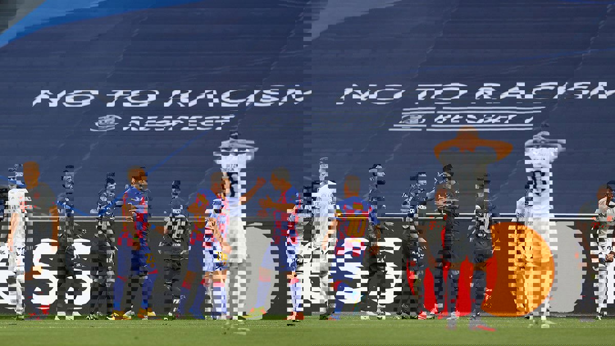 مباراة برشلونة ضد بايرن ميونخ.. ألابا يسجل بالخطأ التعادل لـ"البلوغرانا" (فيديو)