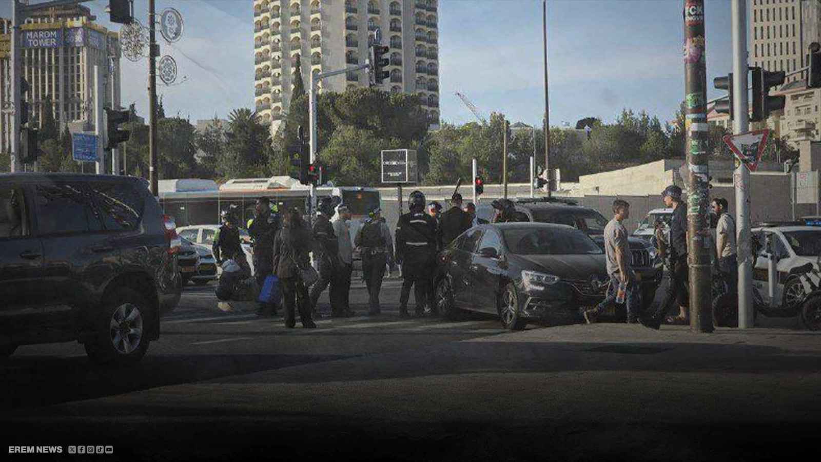 حادث سير نتنياهو