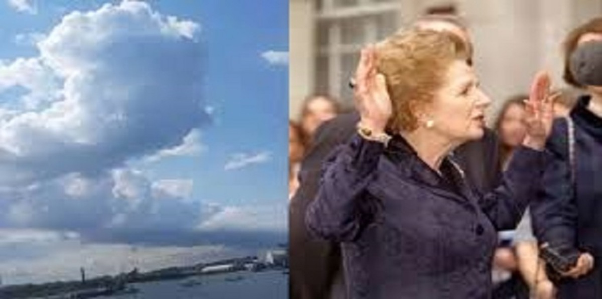 ظهور صورة  ثاتشر في الغيوم.. نذير للبريطانيين من الاستفتاء