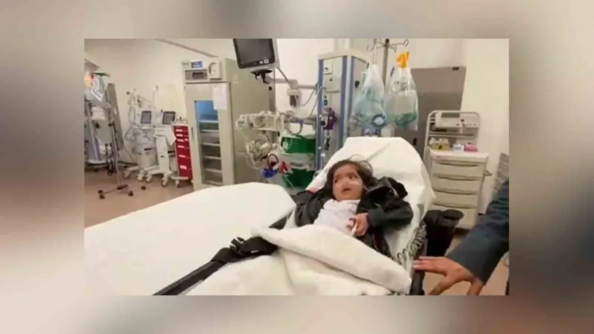 وصول الطفل براك حسين للعلاج في السعودية قادما من الكويت