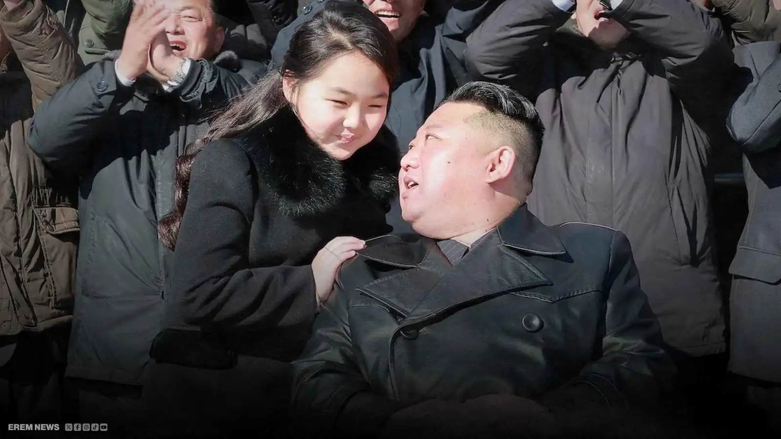 زعيم كوريا الشمالية وابنته