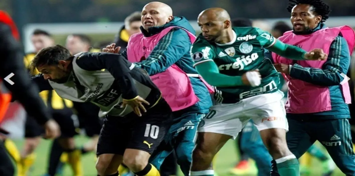 مباراة تتحوّل إلى شجار في كأس ليبرتادوريس (صور وفيديو)