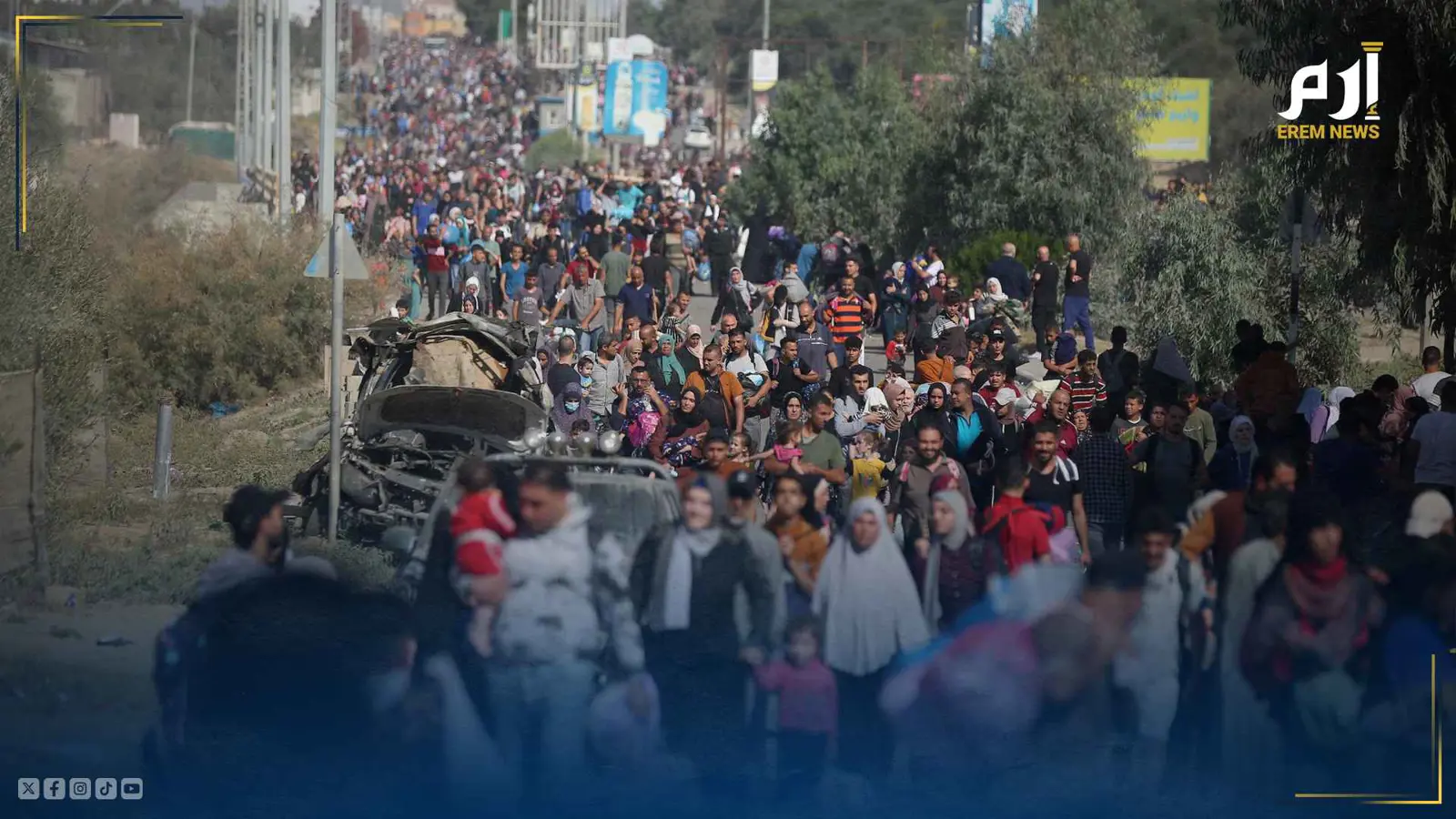 نزوح سكان غزة