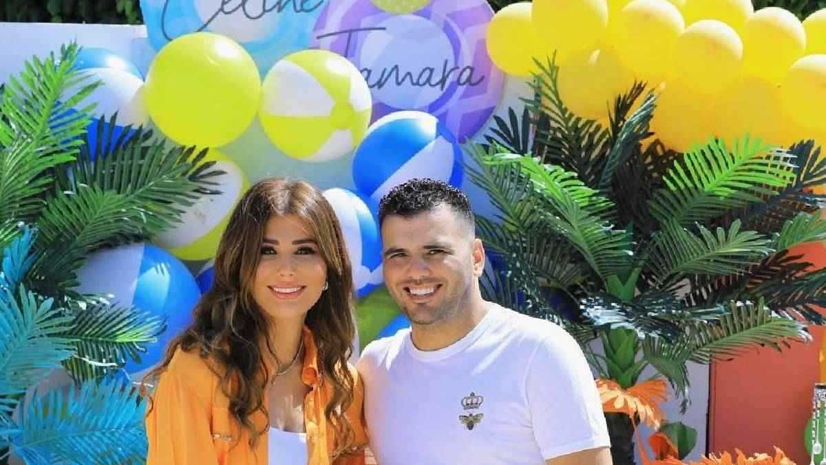 بصور مع رونالدو.. عماد متعب ويارا نعوم يحتفلان بعيد ميلاد ابنتهما (شاهد)