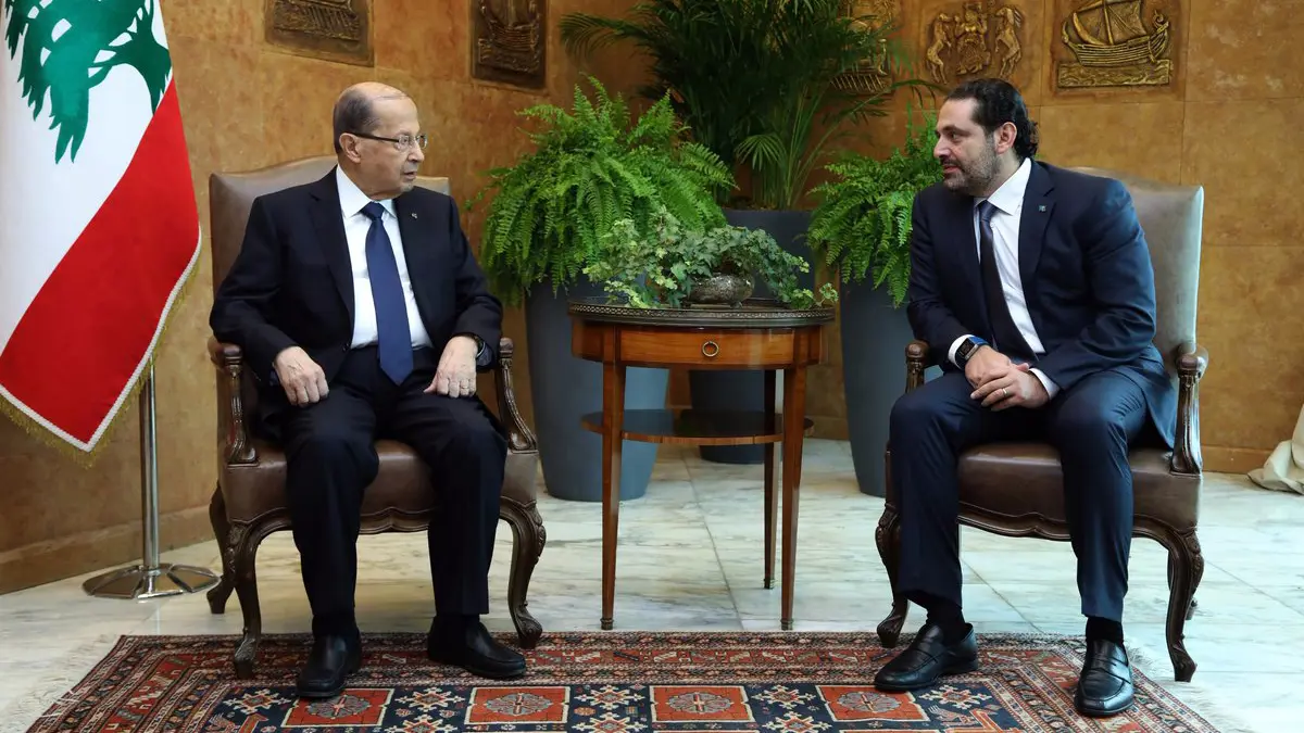 عون يبحث مع الحريري إيجاد حل لأزمة لبنان