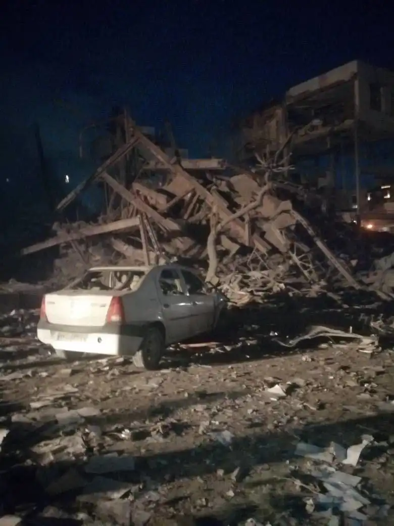 من آثار القصف الامريكي-الاسرائيلي على طهران