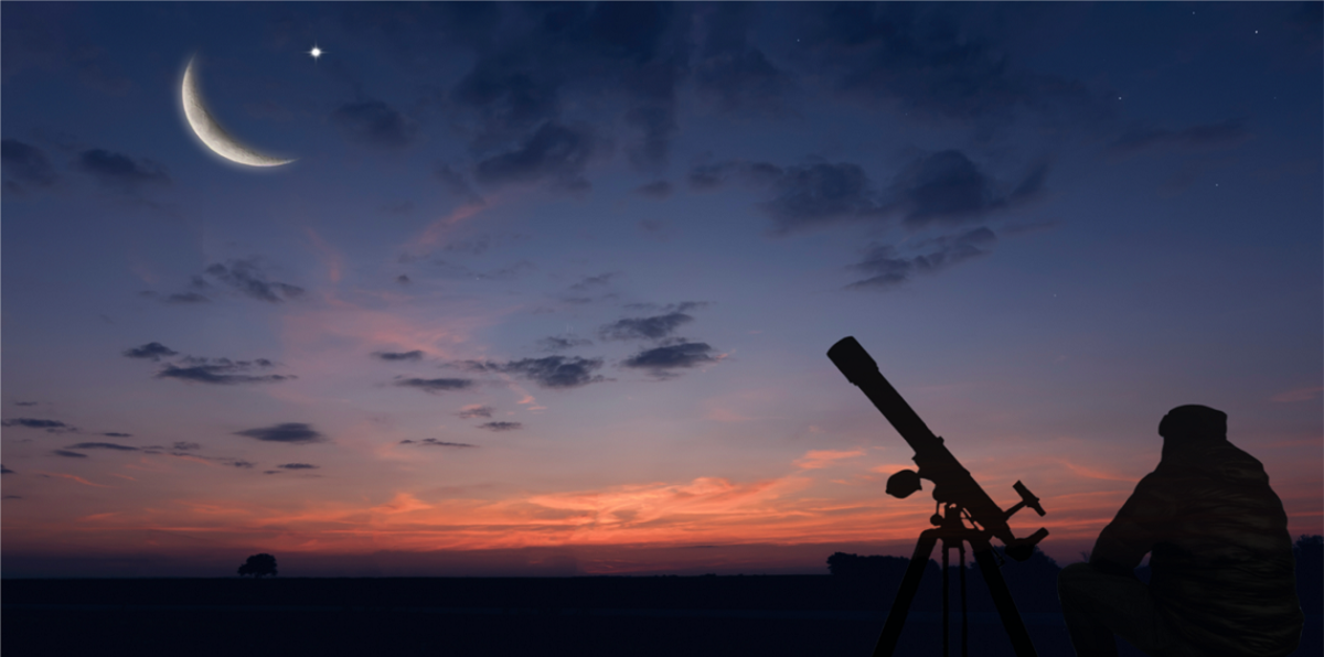 شاهد.. "الفلك الدولي" ينشر الصورة الأولى لهلال شوال