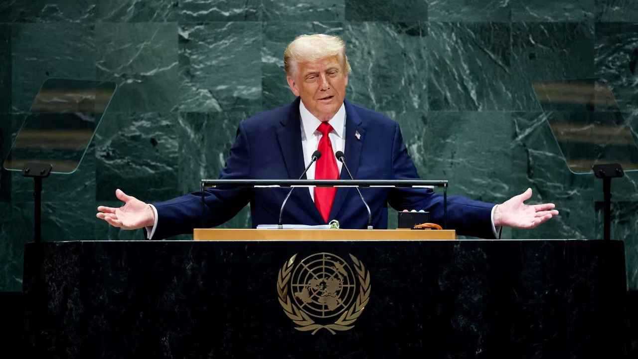 تجاوز الحد وخرج عن النص.. خطاب عاصف لترامب باستطرادات "غريبة"